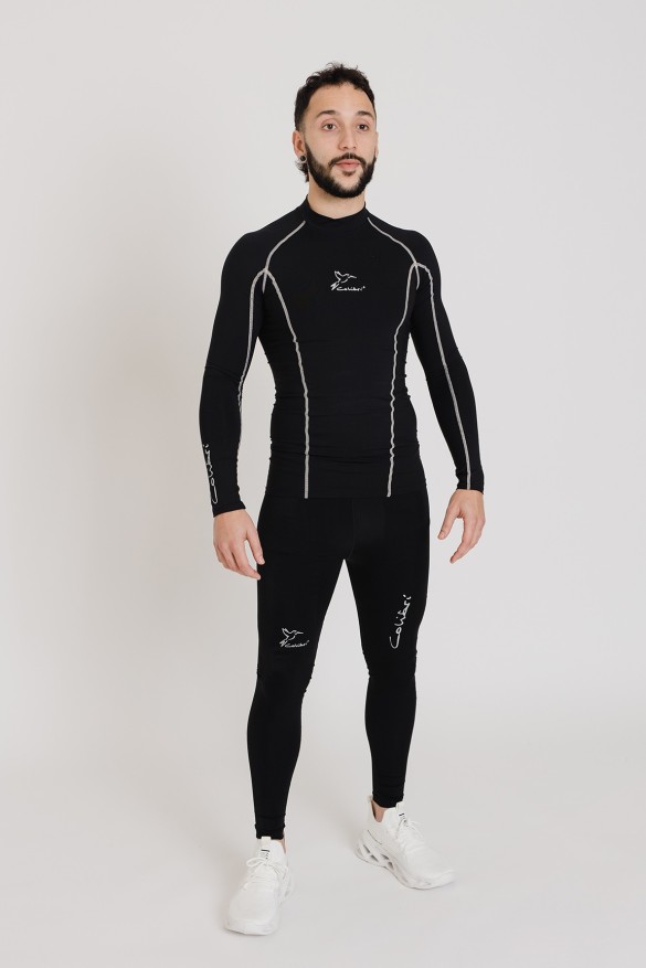 Malla protección muscular y compresión 360º HAMSQUAD con cremallera