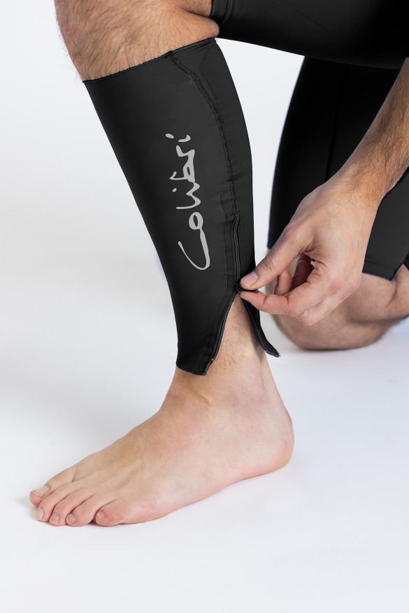 Gemelera de protección y  compresión 360º CalfPro con cremallera