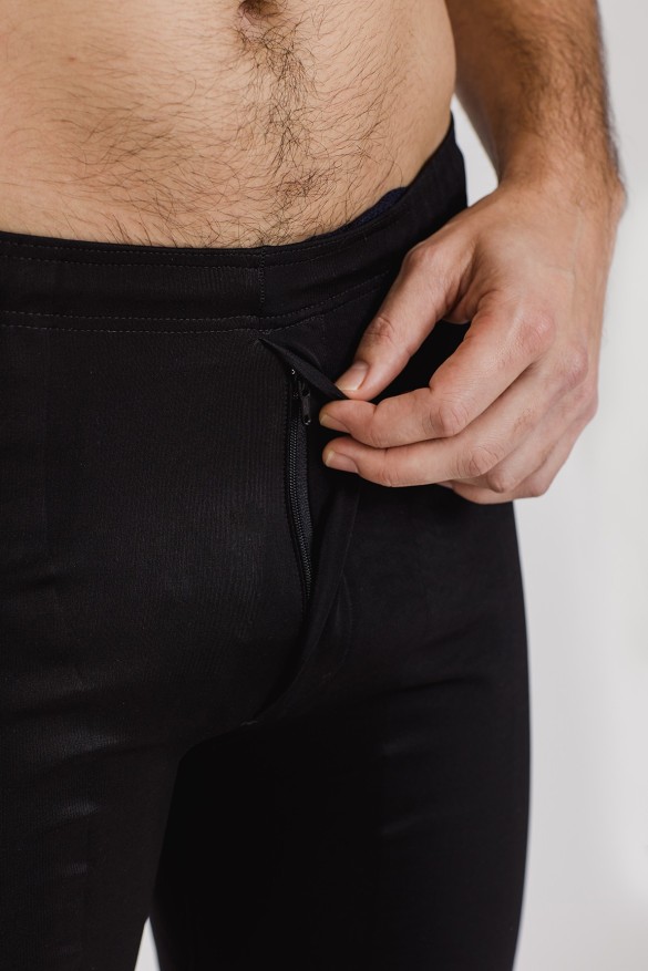 Malla protección muscular y compresión 360º HAMSQUAD con cremallera  s/short para altura inferior a 175cm